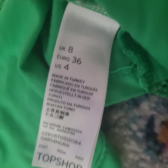 Topshop green crop tank - Picture 5 of 5
